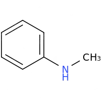 N-甲基苯胺化学结构式